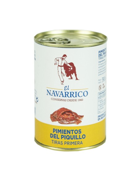 PIMIENTO PIQUILLO TIRAS NAVARRICO LATA 425 ML