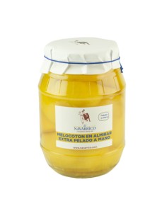 MELOCOTON PELADO MANO EL NAVARRICO 999 ML.