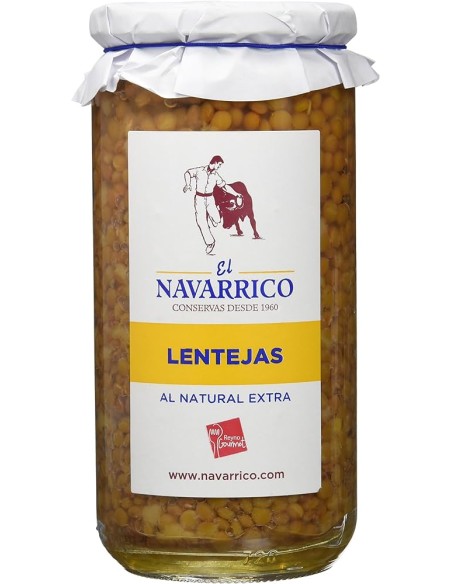 LENTEJA EL NAVARRICO 720 ML.