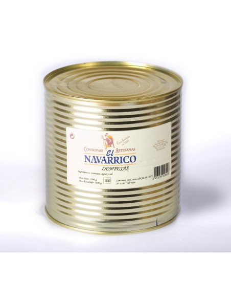 LENTEJAS EL NAVARRICO 2650 ML.