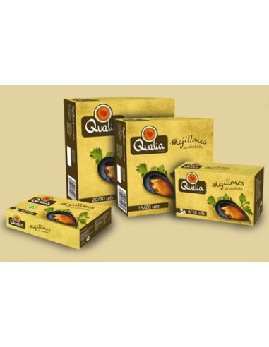 MEJILLON ESCABECHE 20/25 QUALIA RO-550