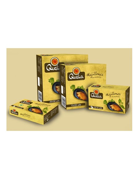 MEJILLON ESCABECHE 20/25 QUALIA RO-550