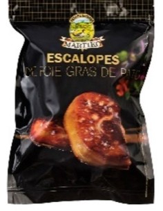 BANDEJA ESCALOPA HIGADO EXTRA 40 G. - 55 G.BANQUETE...