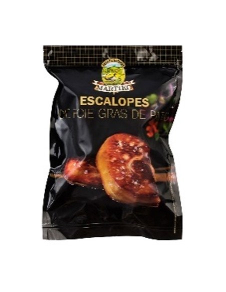 BANDEJA ESCALOPA HIGADO EXTRA 40 G. - 55 G.BANQUETE KG.MARTIKO