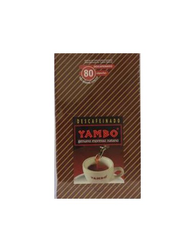 CAFE DESCAFEINADO YAMBO 80 SOBRES