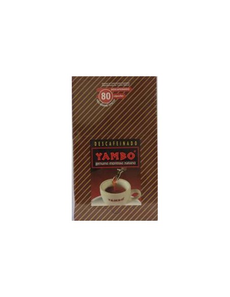 CAFE DESCAFEINADO YAMBO 80 SOBRES