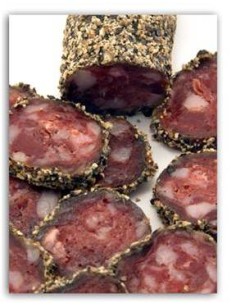 SALCHICHON PIMIENTA CIERVO EL LEBANIEGO 300 GRS.