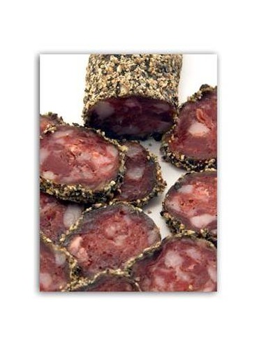 SALCHICHON PIMIENTA CIERVO EL LEBANIEGO 300 GRS.