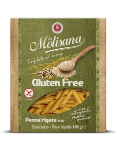20 PENNE RIGATE S/GLUTEN MOLISANA 400 GRS.