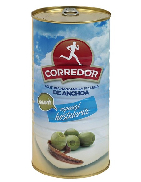 ACEITUNA RELLENA GIGANTECORREDOR 600 G.160/200
