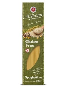 SIN GLUTEN SPAGHETTI MOLISANA 400 GRS.