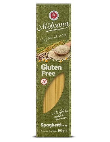 SIN GLUTEN SPAGHETTI MOLISANA 400 GRS.