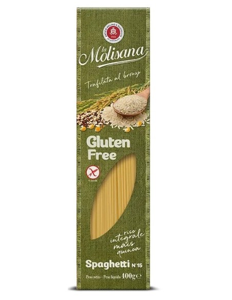 SIN GLUTEN SPAGHETTI MOLISANA 400 GRS.