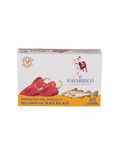 PIMIENTO RELL. BACALAO EL NAVARRICO 270ML.
