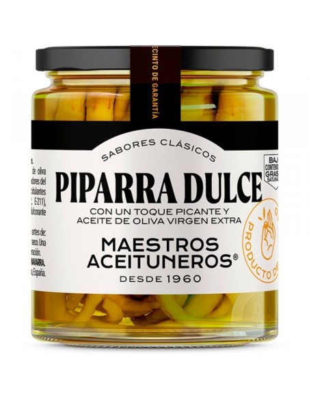 GUINDILLA VASCA PIPARRA MAESTROS ACEITUNEROS 390 GRS.