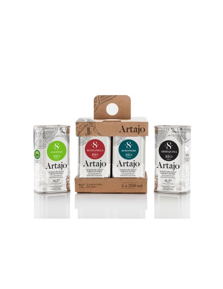 PACK 4 VARIEDADES AOVE ARTAJO 8 LATA 250 ML.