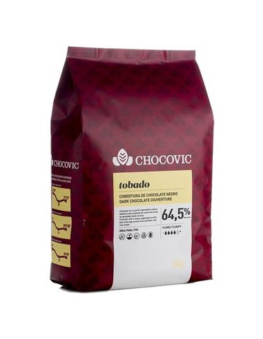 COBERTURA NEGRA TOBADO 64.5% BOLSA 5 KILOS