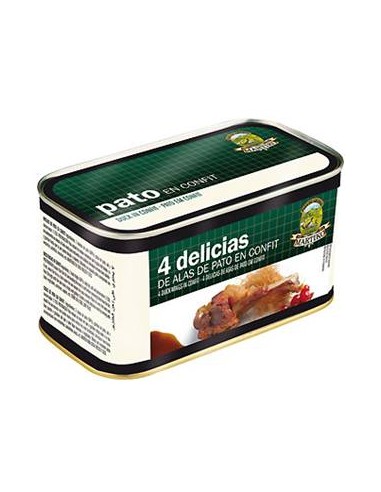 LATA RED. 4 DELICIAS ALAS CONFIT MARTIKO