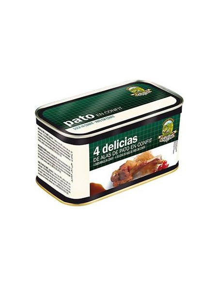 LATA RED. 4 DELICIAS ALAS CONFIT MARTIKO