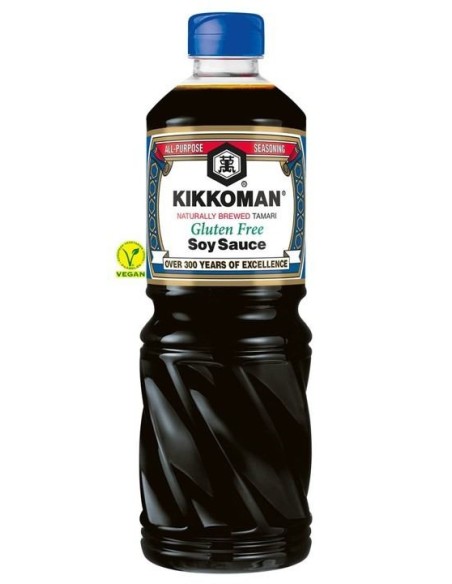 SALSA SOJA KIKKOMAN SIN GLUTEN LITRO