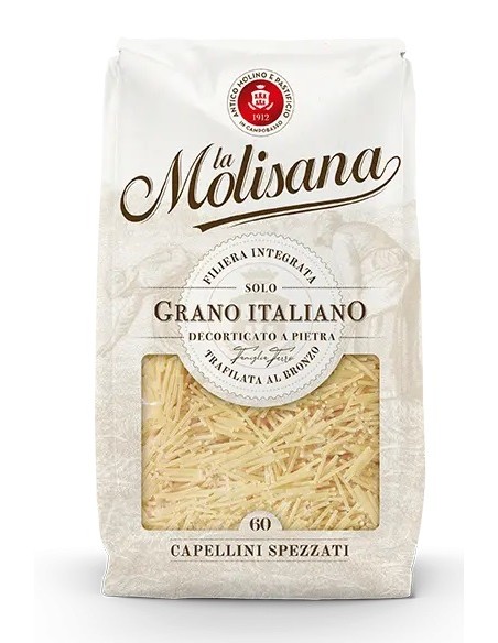 60 CAPELLINI SPEZZATI (FIDEO) MOLISANA 500 GRS.