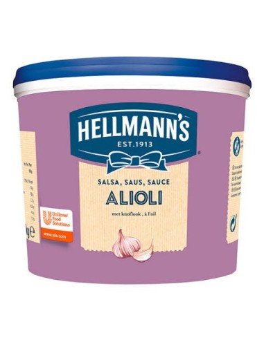 SALSA ALIOLI HELLMANN´S CUBO 3 KGS.