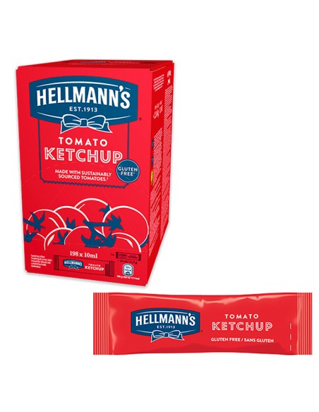 MONODOSIS KETCHUP HELLMANN´S 10 ML. 198 UDS.