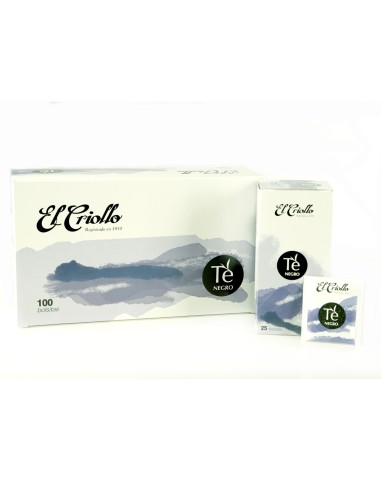 TE NEGRO CRIOLLO 100 SOBRES